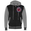 Unisex Heavyweight Varsity Full-Zip Hooded Sweatshirt Thumbnail
