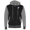 Unisex Heavyweight Varsity Full-Zip Hooded Sweatshirt Thumbnail